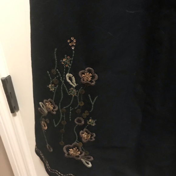Size 12 embroidered skirt Denver Hayes - Picture 2 of 4